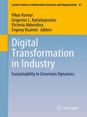 cover image of Digital Transformation in Industry